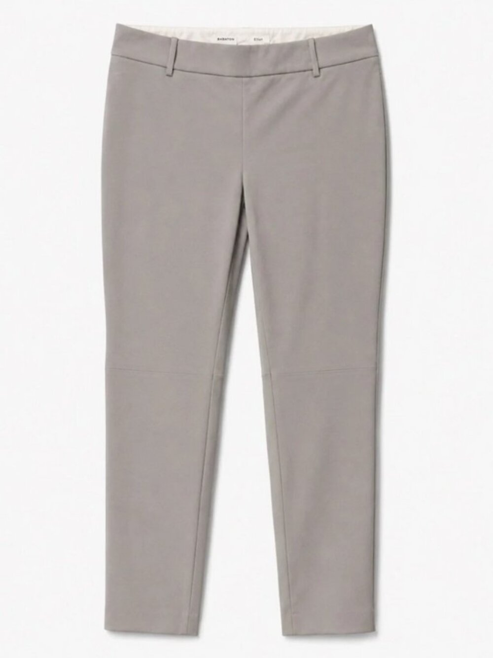 Babaton Elliot low rise grazer trouser pants grey women's size 10 NWT